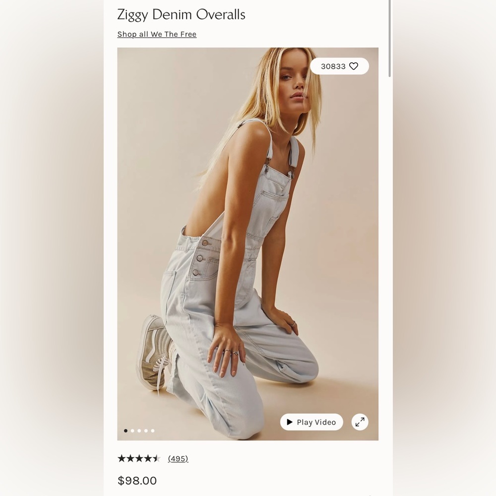 Beautiful Overall free people